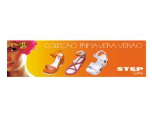 Testeira de Loja ( adesivo ) - Cliente: Step One